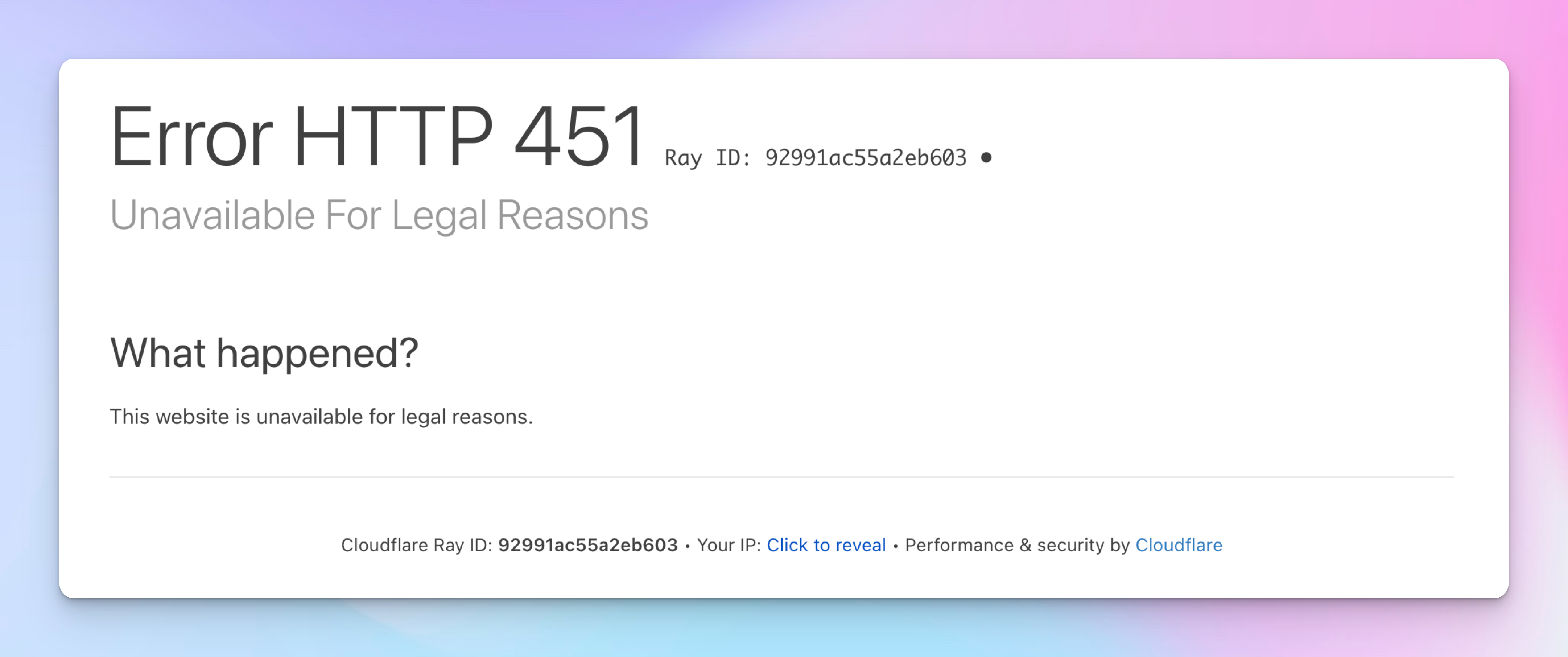 ClaudeMind 451 Error
